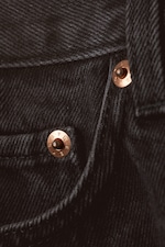 Tuned Black - Black - Moon Mid Rise Regular Bootcut Leg Jeans - 1