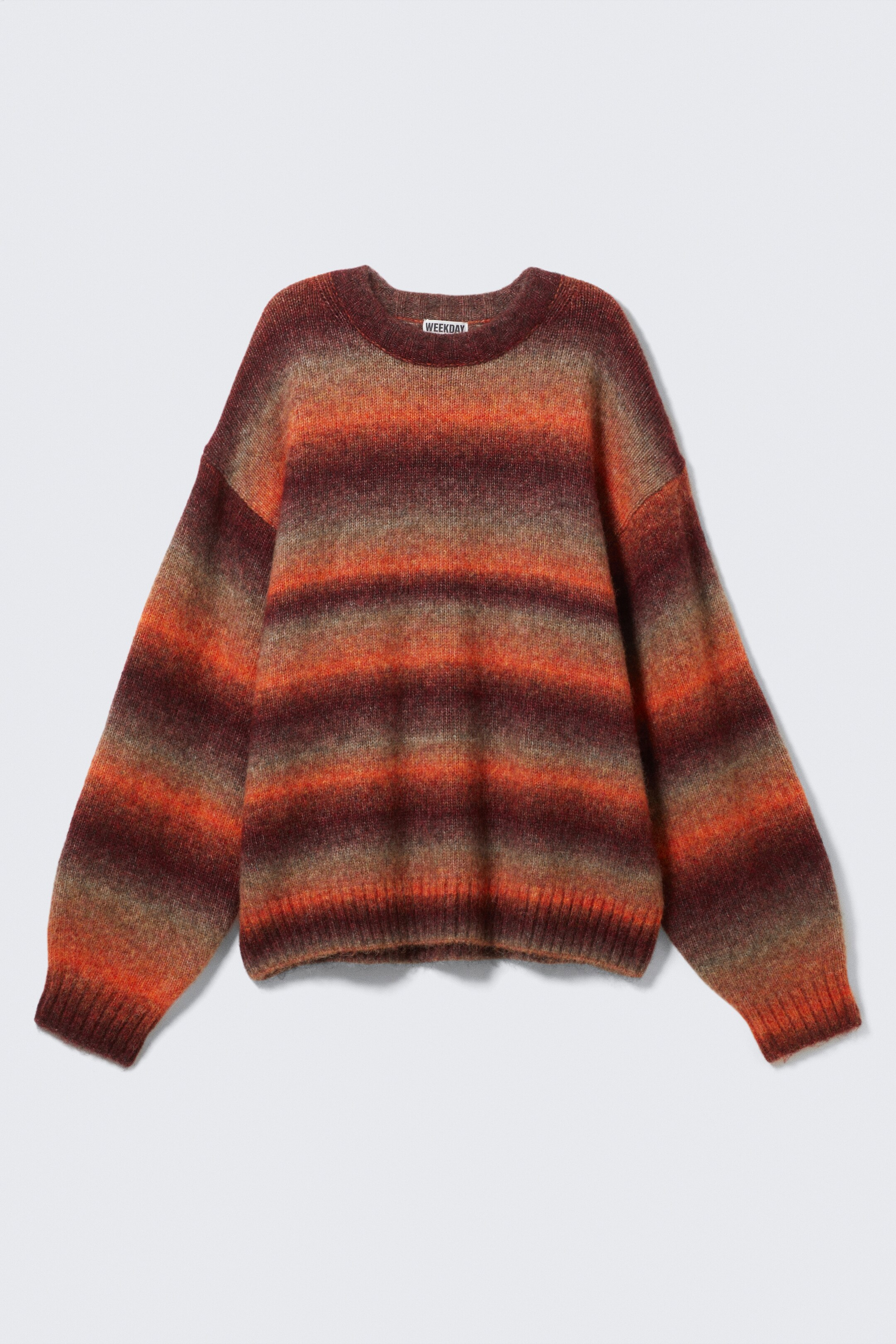 Grotere afbeelding bekijken: Space-dyed gebreide trui - Loose Fit - Orange Space Dye - DAMES | H&M NL 5