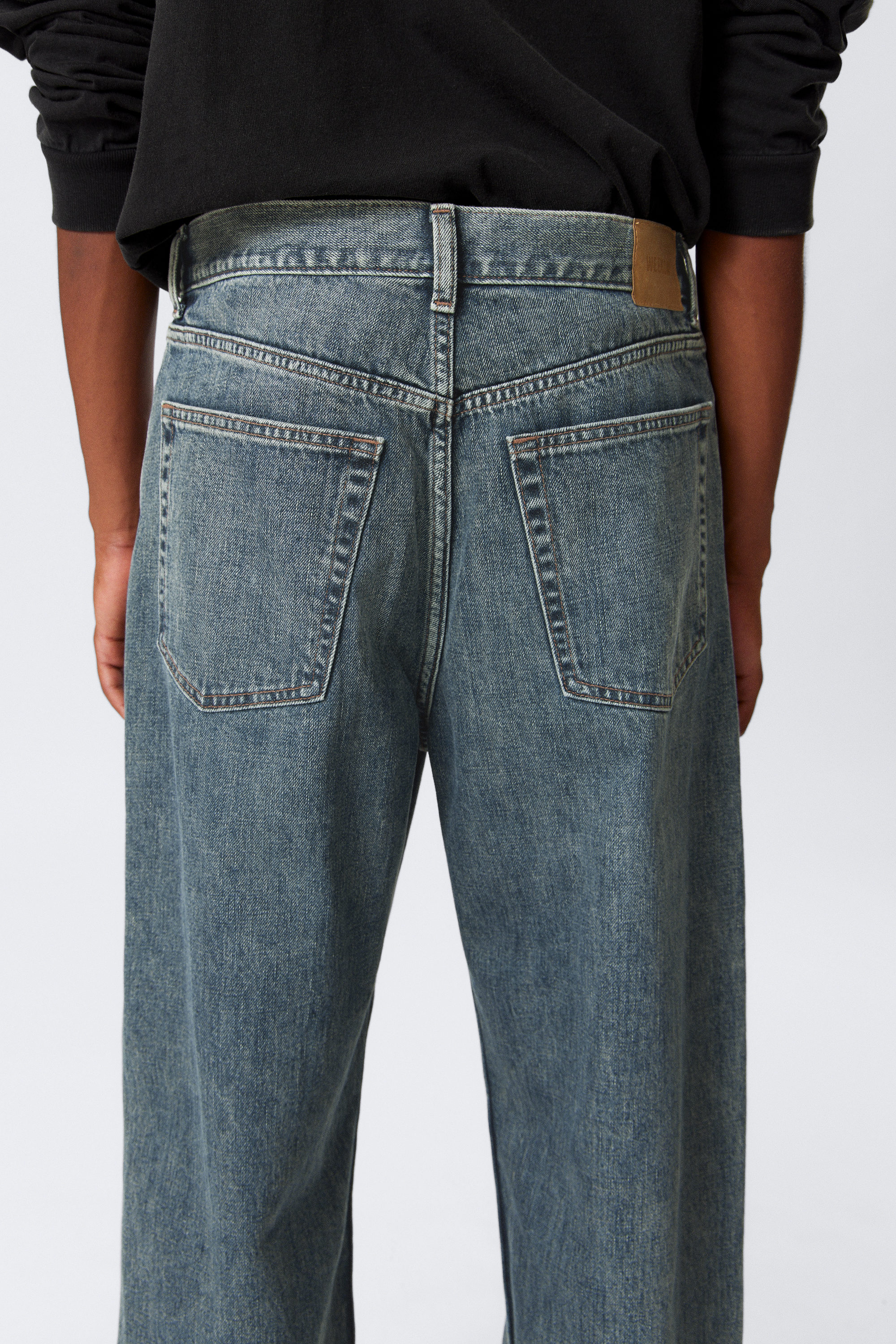 Second Blue - Blå - Galaxy Loose Straight Leg Jeans - 8