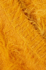 Orange - Cora Hairy V-neck Sweater - 1