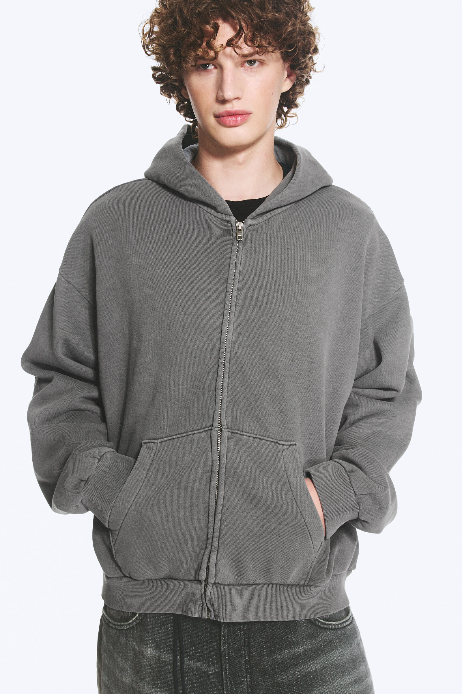 Heavy Loose Zip Hoodie