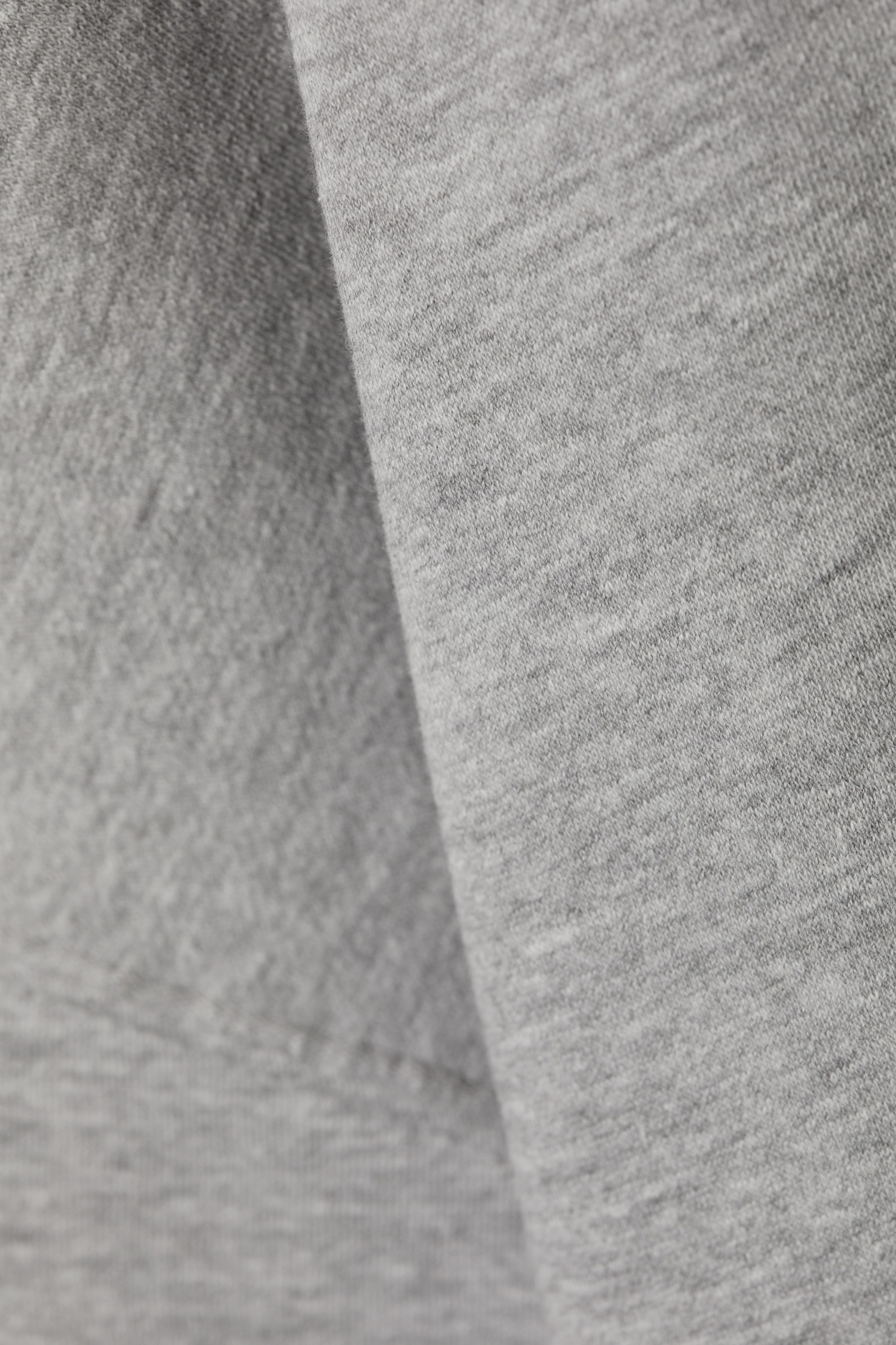 Ingrandisci l'immagine: Oversized Heavy Cotton Fleece Hoodie - Grey Melange - DONNA | H&M CH 6