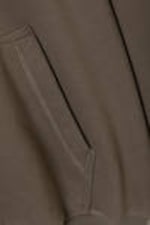 Dunkles Graubraun - Heavyweight-Hoodie mit lockerer Passform - 1