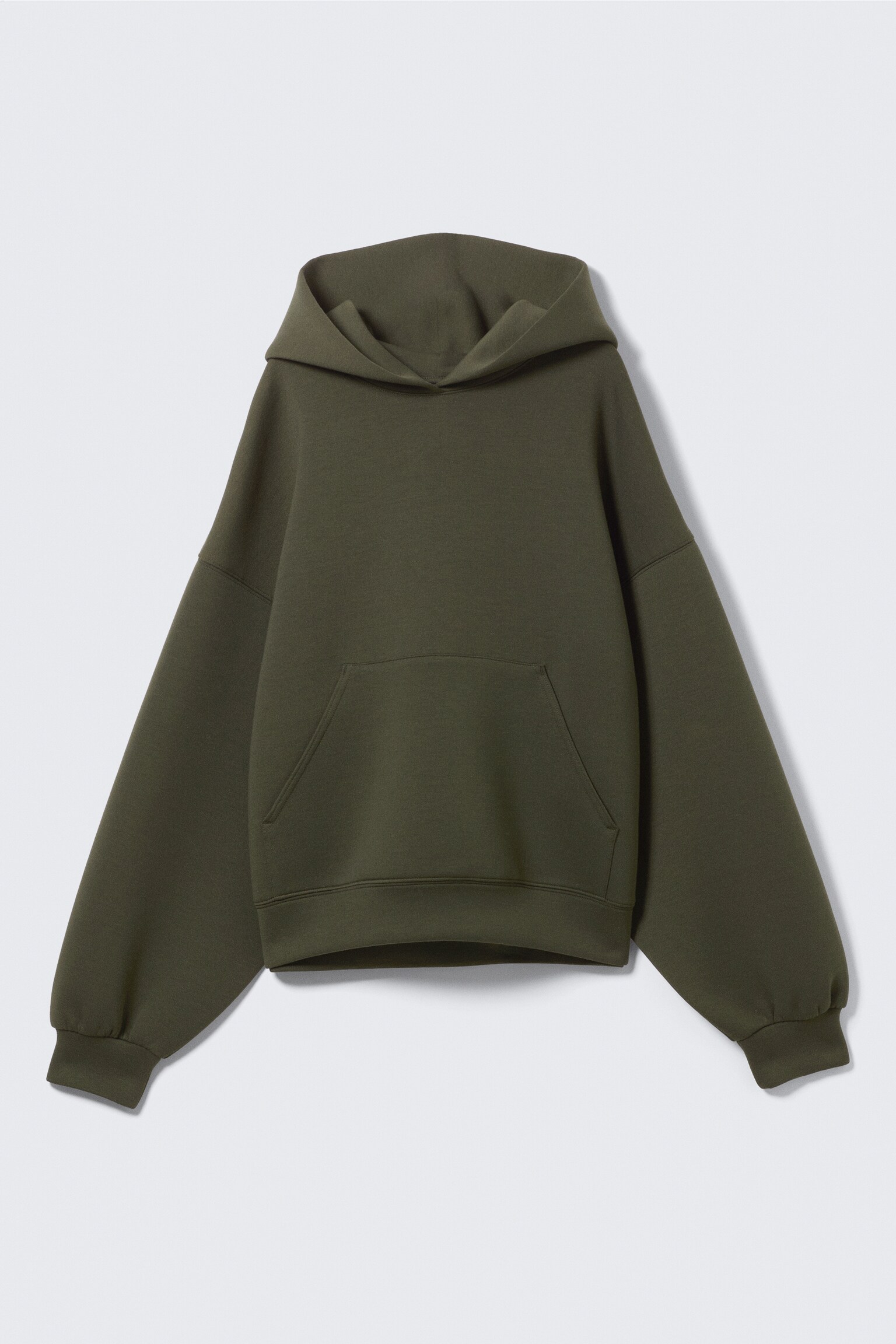 Sudadera con capucha oversize de neopreno - Verde caqui oscuro/Gris claro/Negro/Gris oscuro jaspeado/Negro - 2