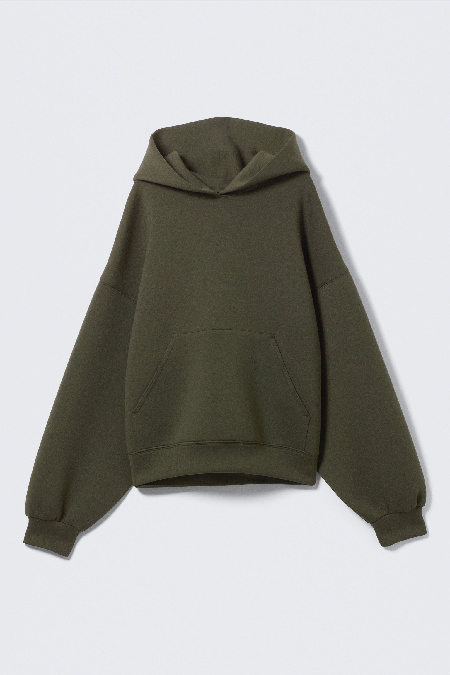 Bluza oversize z kapturem Scuba - Ciemna zieleń khaki/Jasnoszary/Czarny/Czarny/Dark Grey Melange/Grey Melange/Ciemnobrązowy - 2
