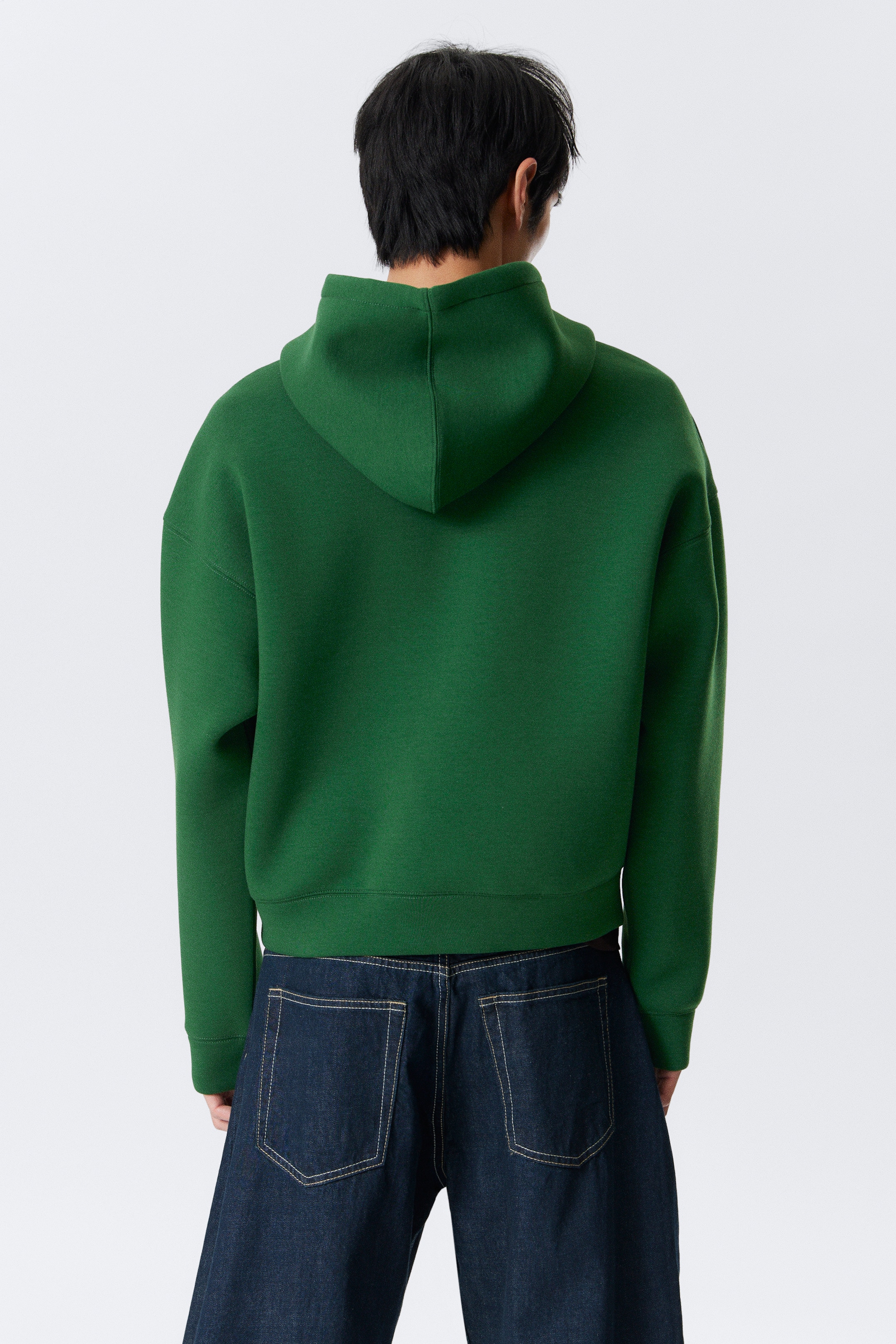 View larger image: Simon Scuba Zip Hoodie - Dark Green - Men | H&M GB 4