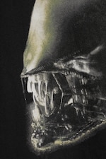 Off-black - Alien Loose Boxy T-shirt - 5