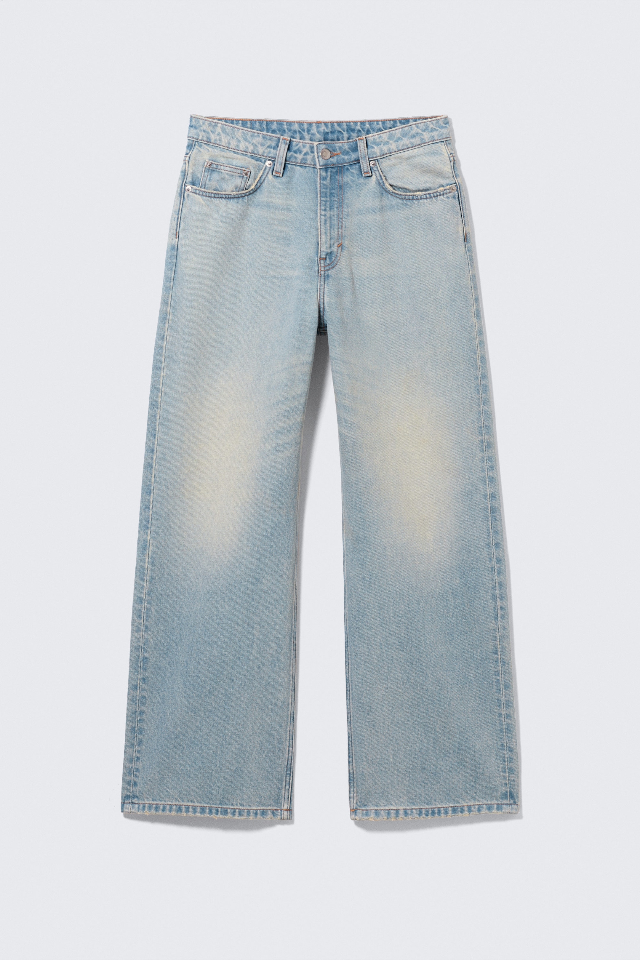 Broken Blue - Light Blue - Missy Low Rise Loose Straight Leg Jeans - 5