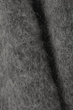 Mörkgrå - Oversized stickad tröja i mohairmix - 5