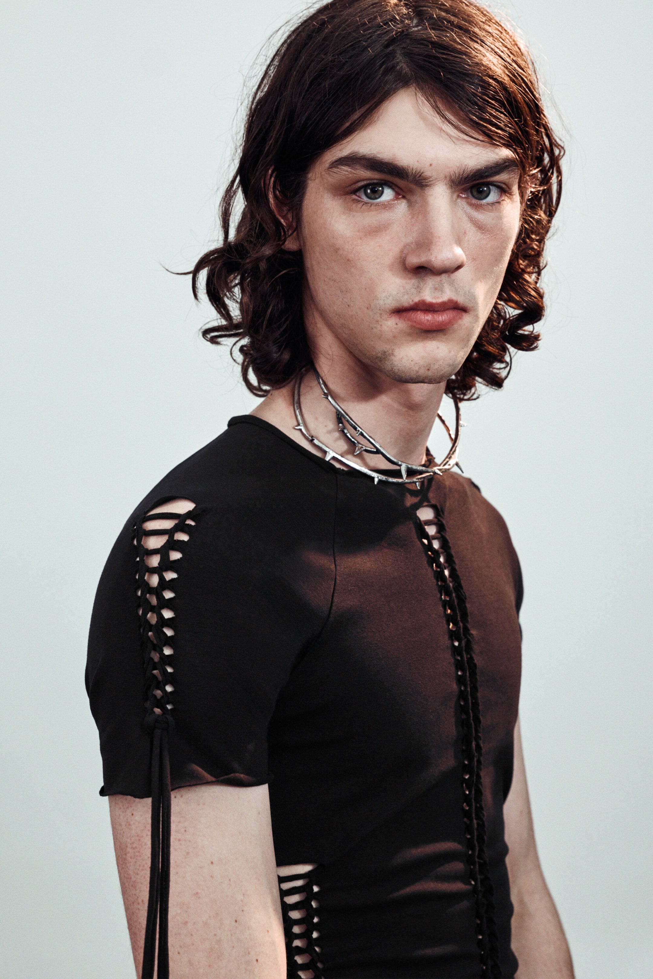 Black - Slim Fit Knot Tee - 2