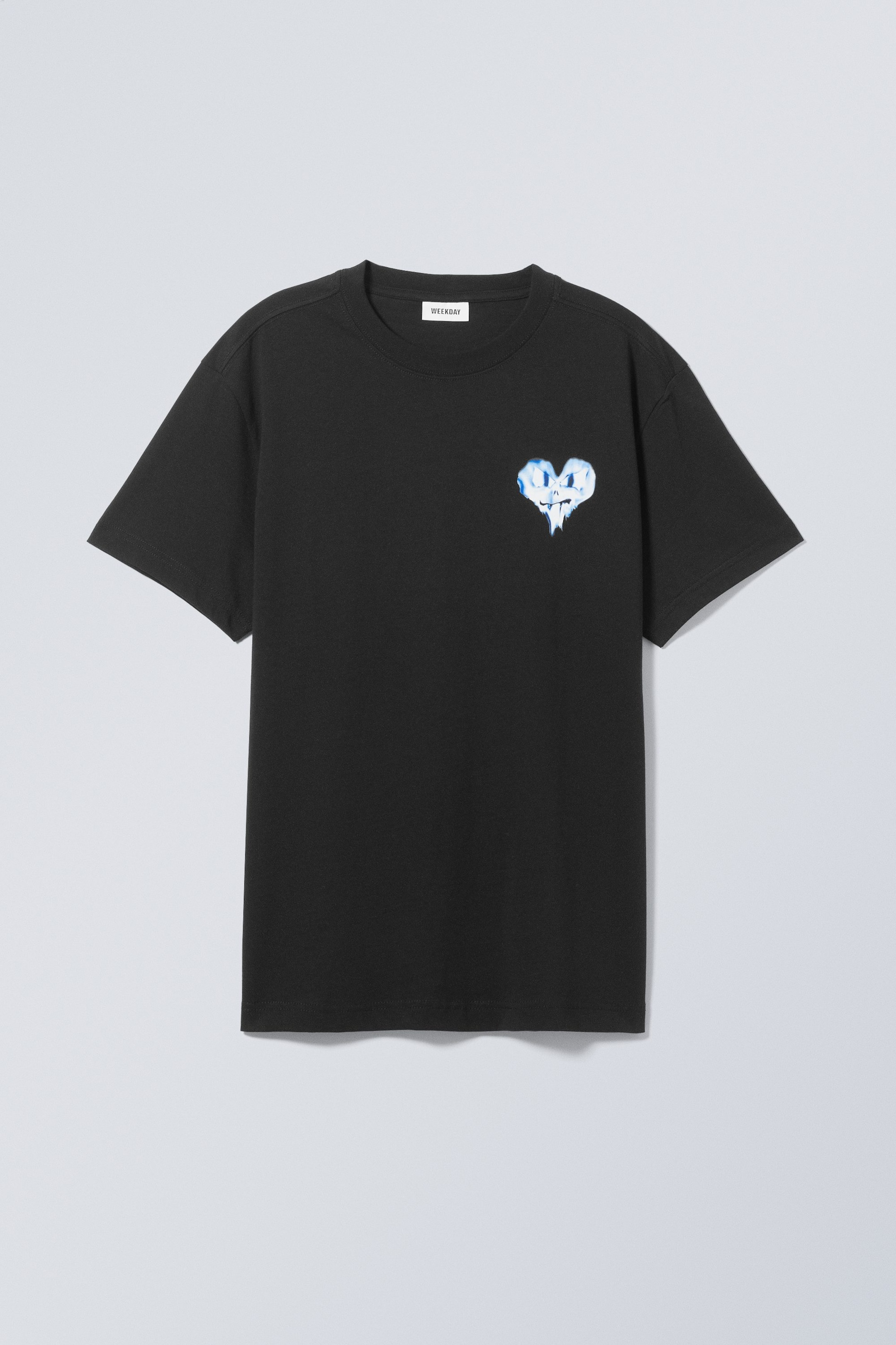 Cœur fâché - T-shirt oversize à imprimé graphique - 0