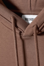 Brown - Alisa Oversized Hoodie - 1