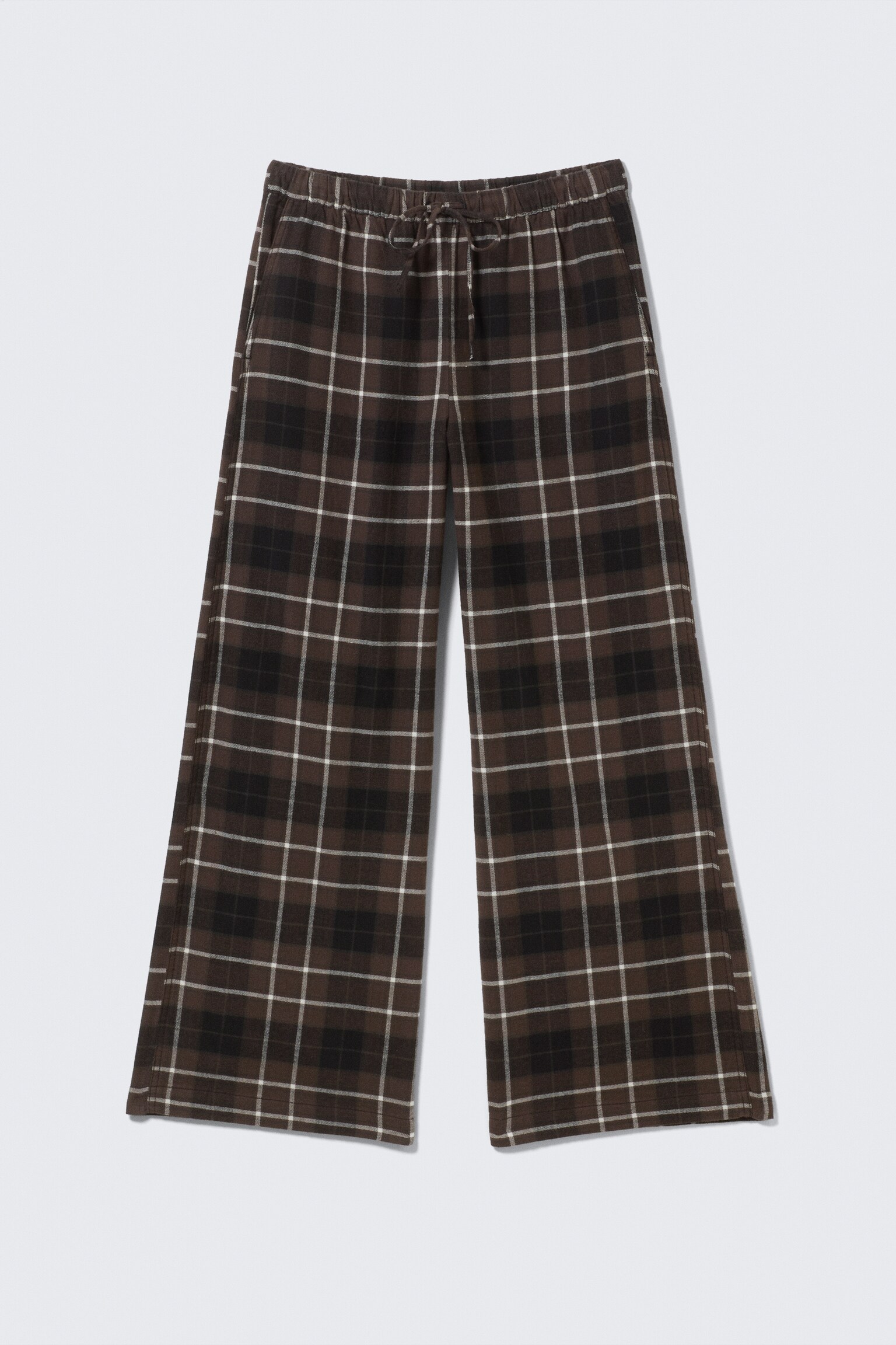 Flannelpyjamasbukser - Ternet Brun/Purple Check/Pink & White Check/Pink & Brown ternet - 2
