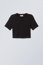 Black - Mini Crop Top - 1