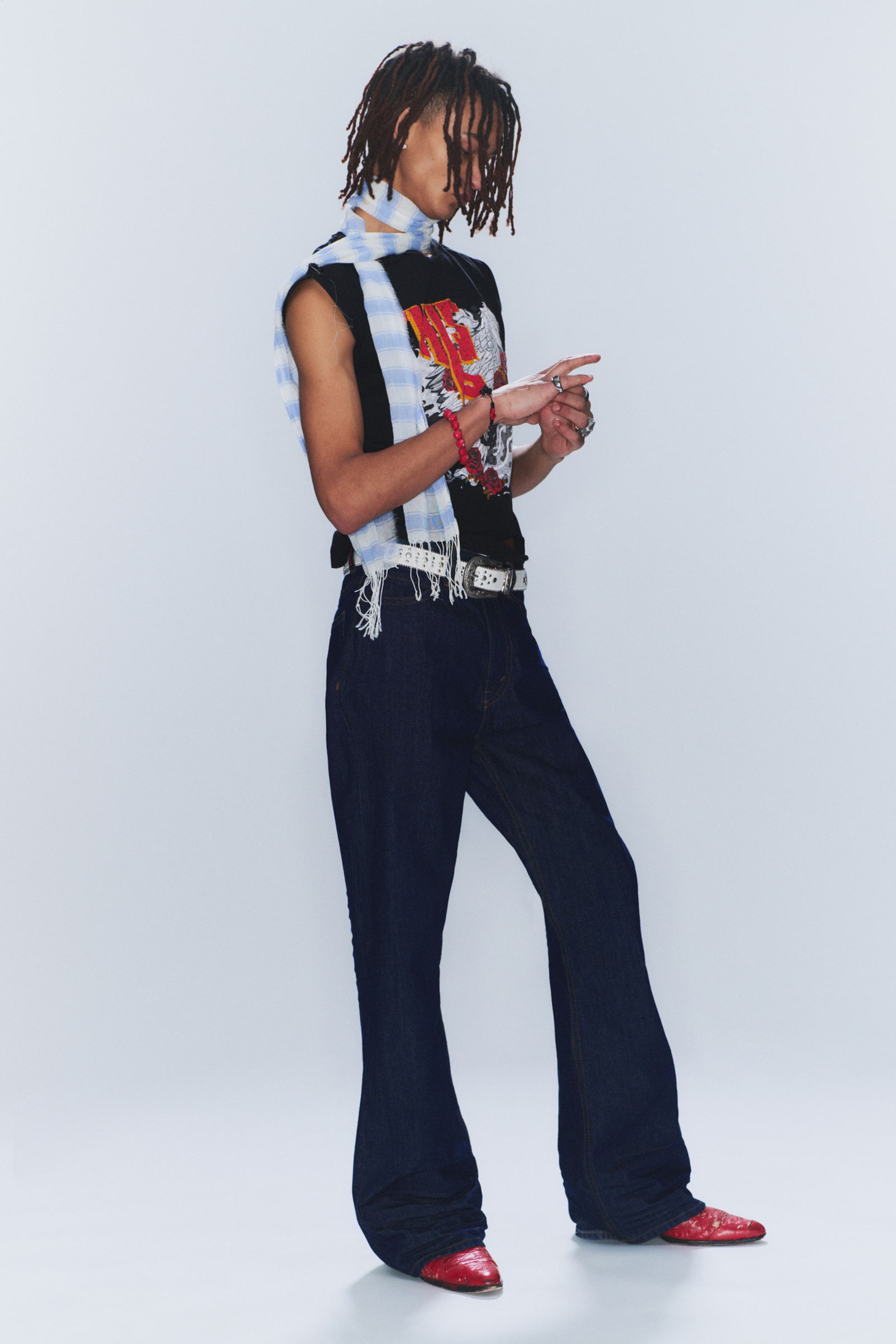 #4C5164 - Boo Bootleg Low Waist Regular Bootcut Jeans - 1