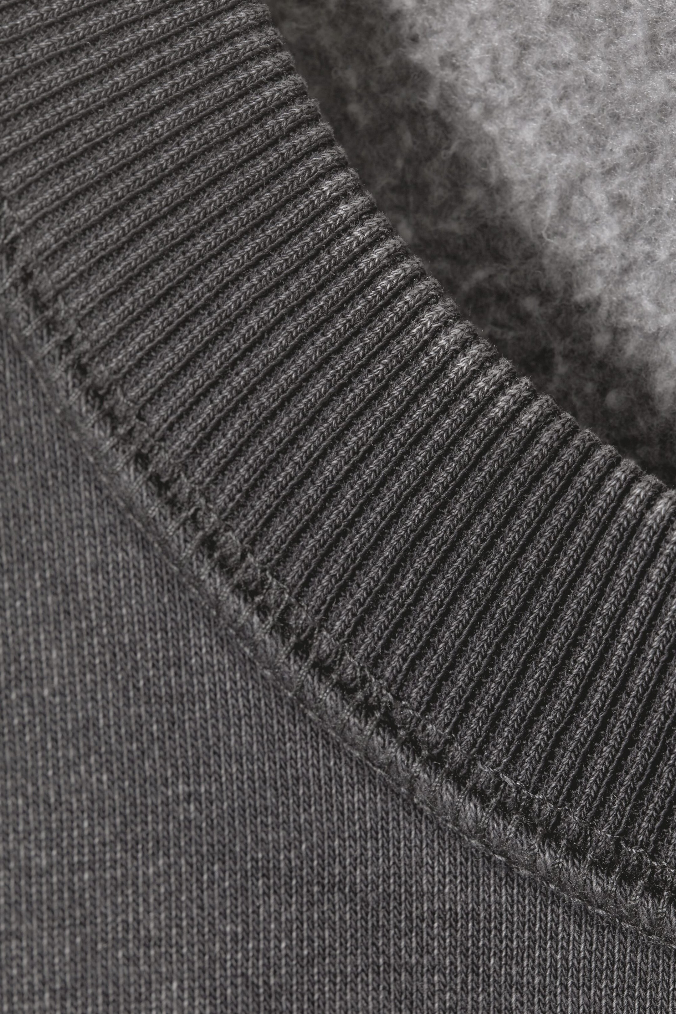 Verwaschenes Grau - Mini-Sweatshirt - 2
