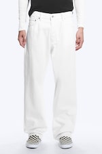 Dirty White - White - Meteor Low Rise Relaxed Straight Leg Jeans - 1
