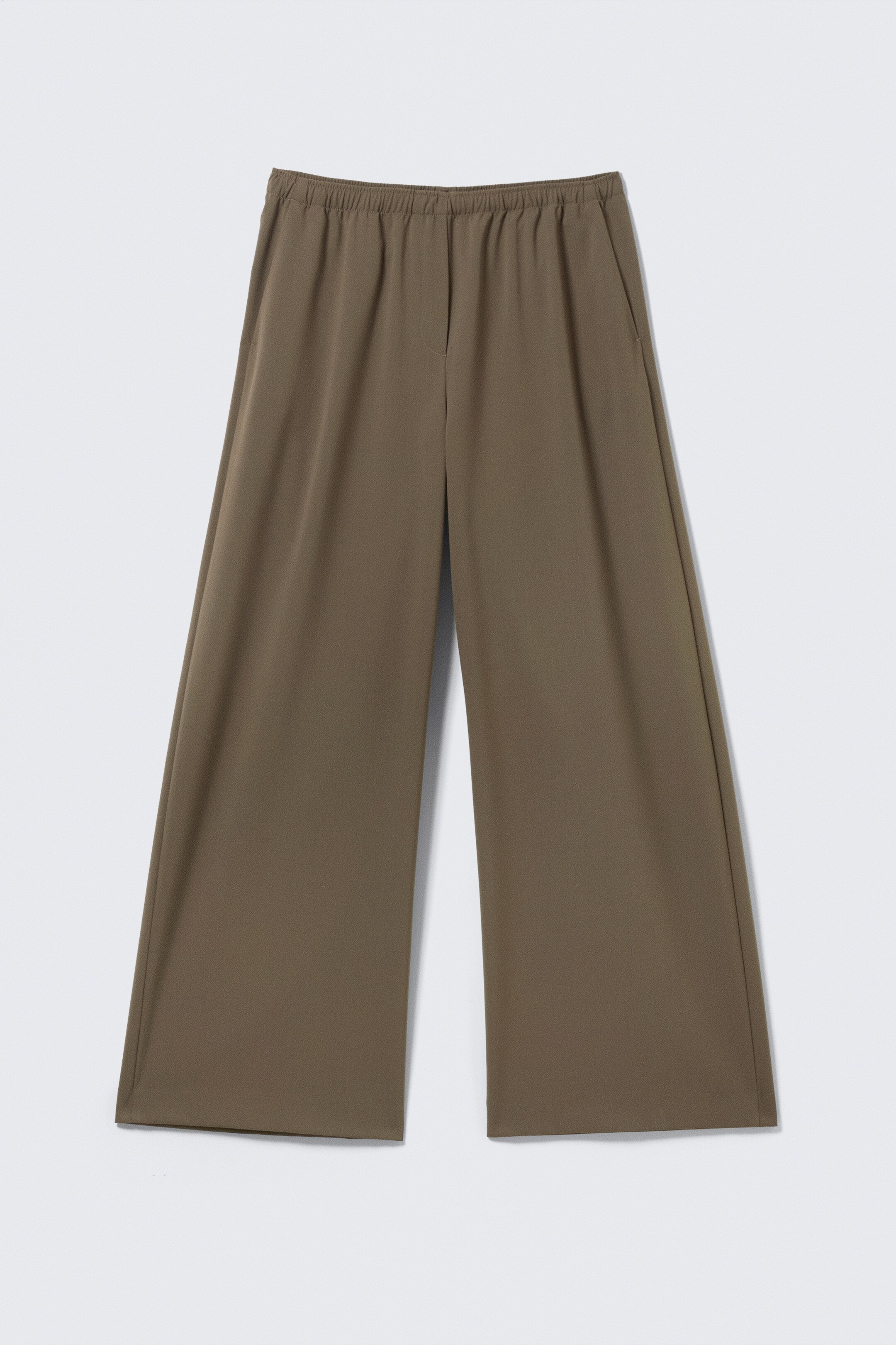 Visualizza immagine più grande: Pantaloni da tailleur larghi e a vita bassa - Talpa scuro - DONNA | H&M IT 5