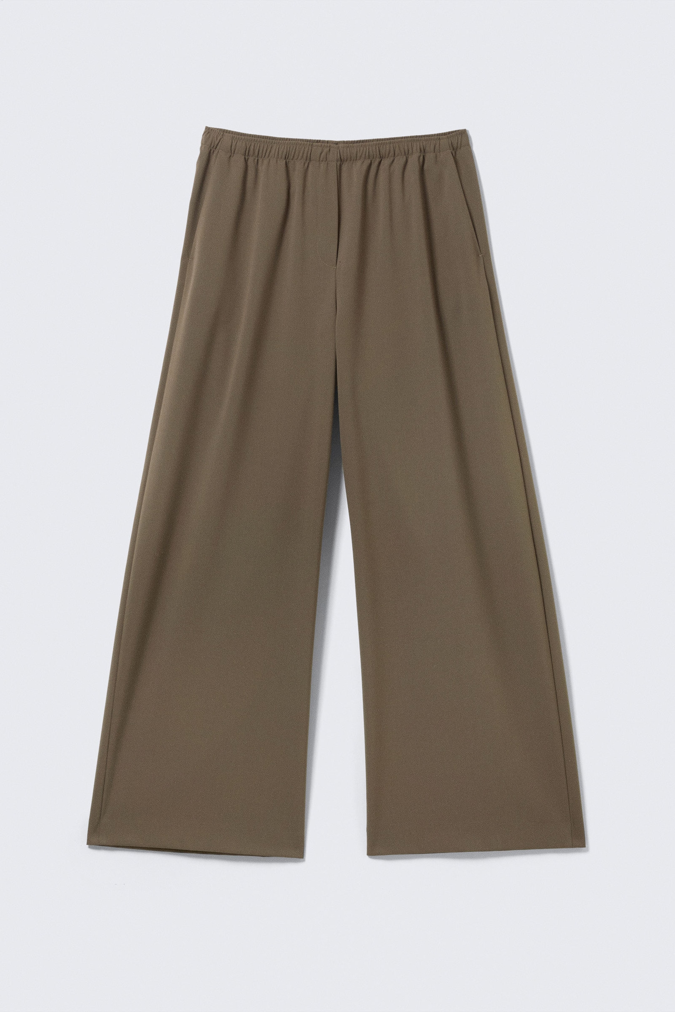 Dark Mole - Low Rise Loose Suiting Trousers - 1