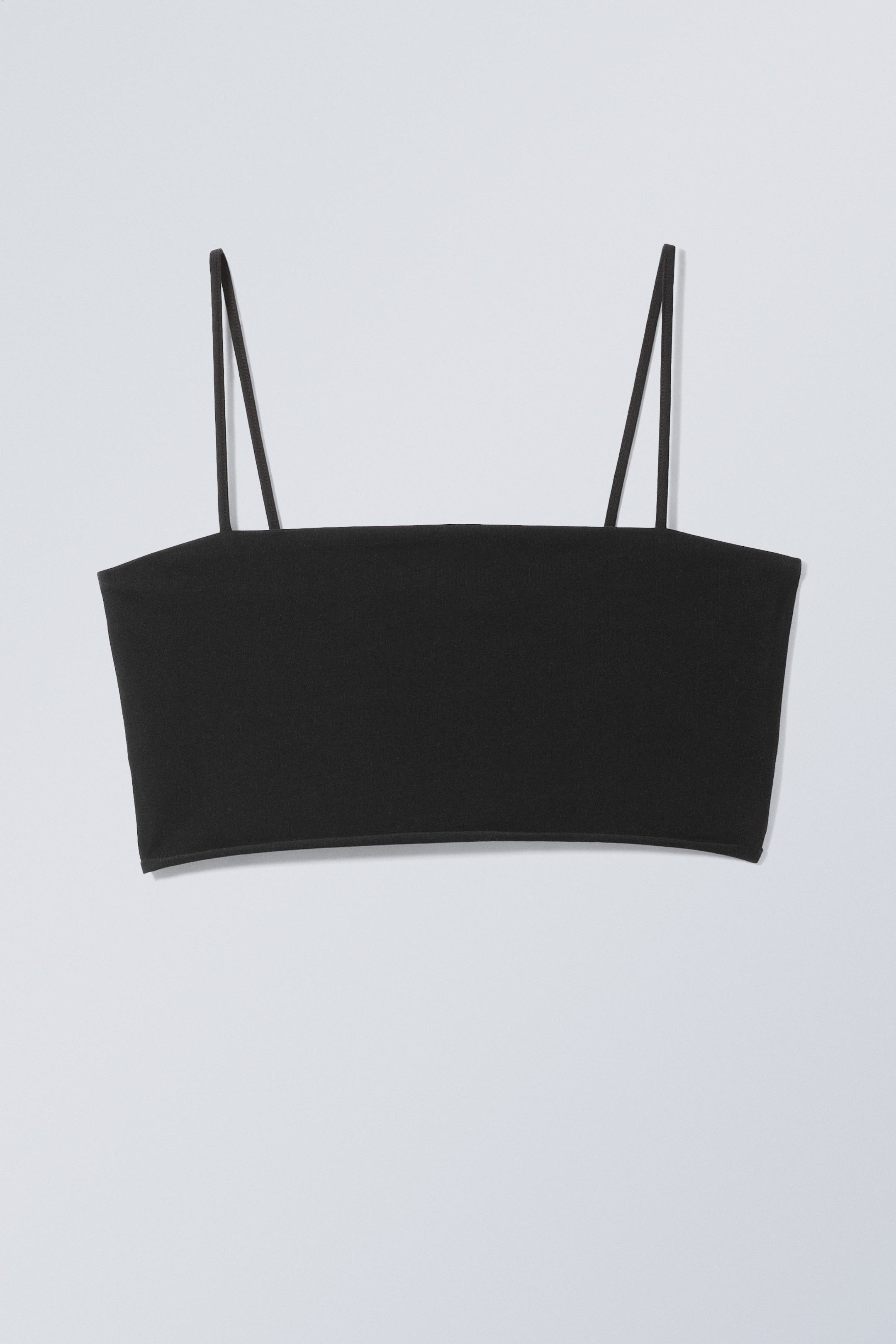 Black - Addena Strap Tank Top - 0