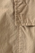 Beige - Parachute Loose Cargo Trousers - 1