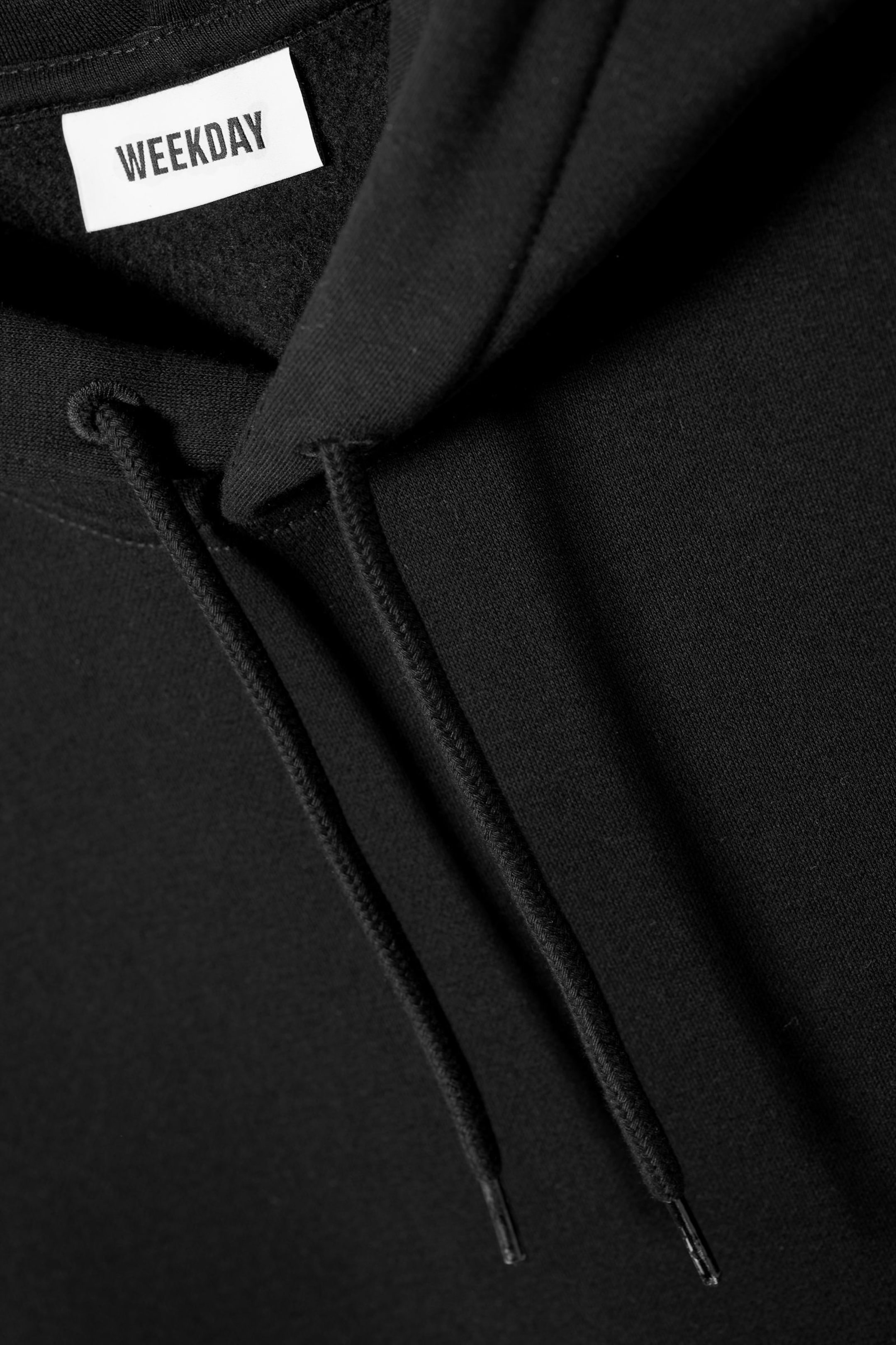 Schwarz - Klassischer, mittelschwerer Hoodie - 4