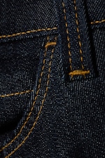 Blue Rinse - Dunkelblau - Booty Bei Low Rise Skinny Bootcut Jeans - 5