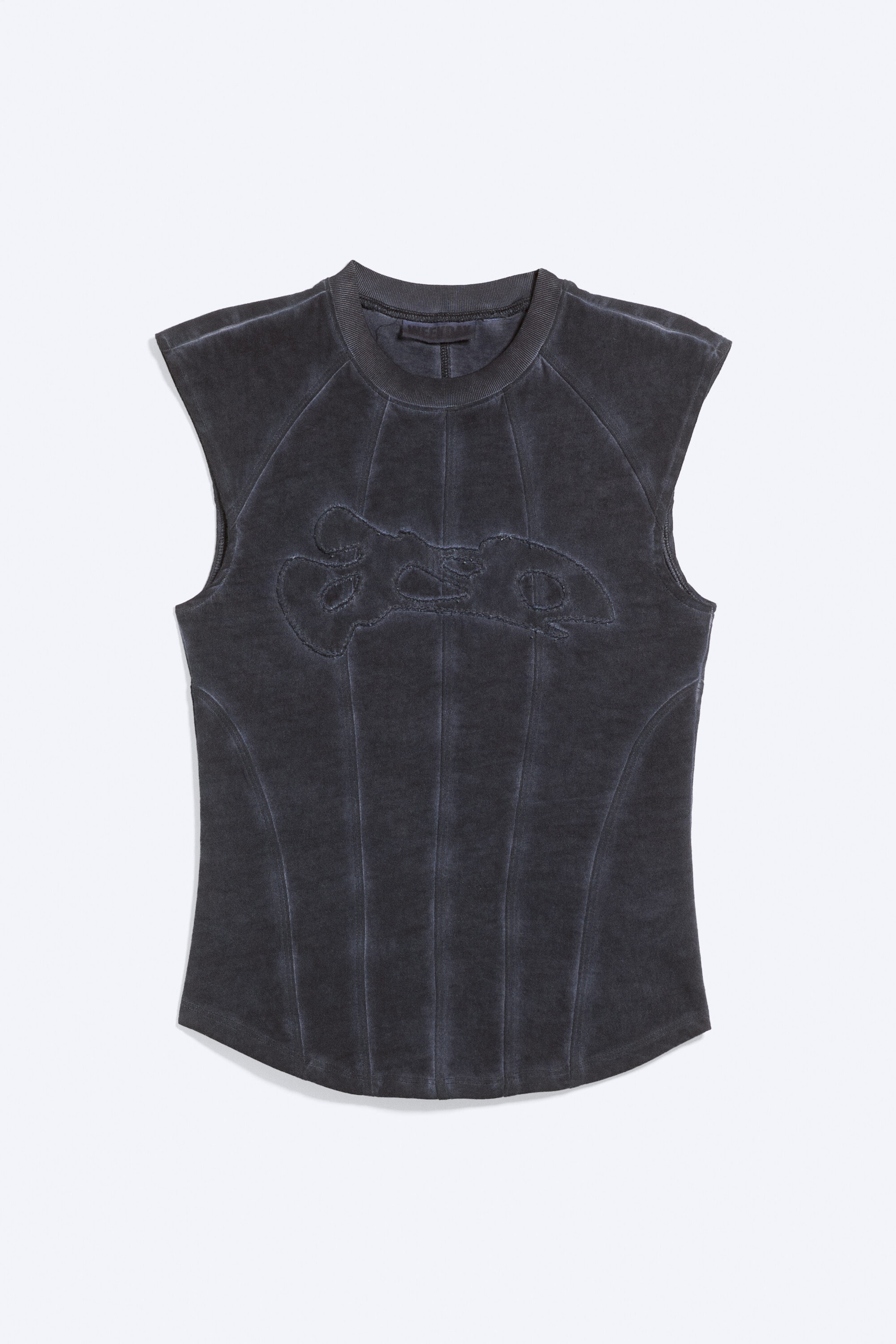 Mørkeblå - Cutline tanktopp - 4