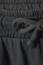 Tvättad mörkgrå - Sweatpants med lös passform och vida ben i bomull - 1
