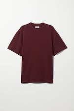 Dunkelrot - Großartiges Heavyweight-T-Shirt - 0