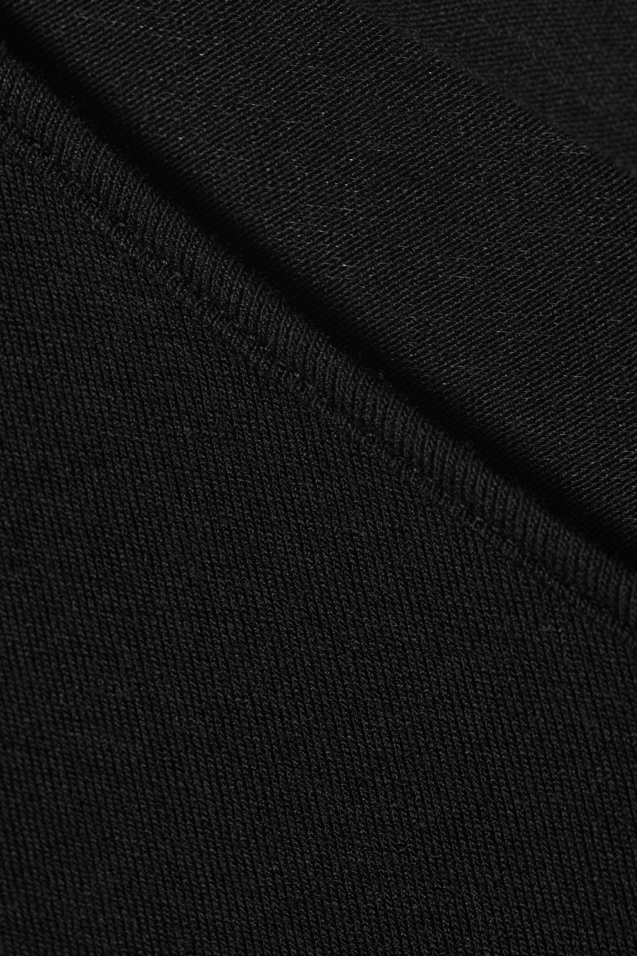 Grotere afbeelding bekijken: ASYMMETRIC RIB LONG SLEEVE - Zwart - DAMES | H&M BE 5
