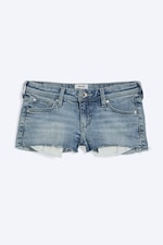 Fresh Blue - Light Blue - Slim Low Rise Denim Hotpants - 4