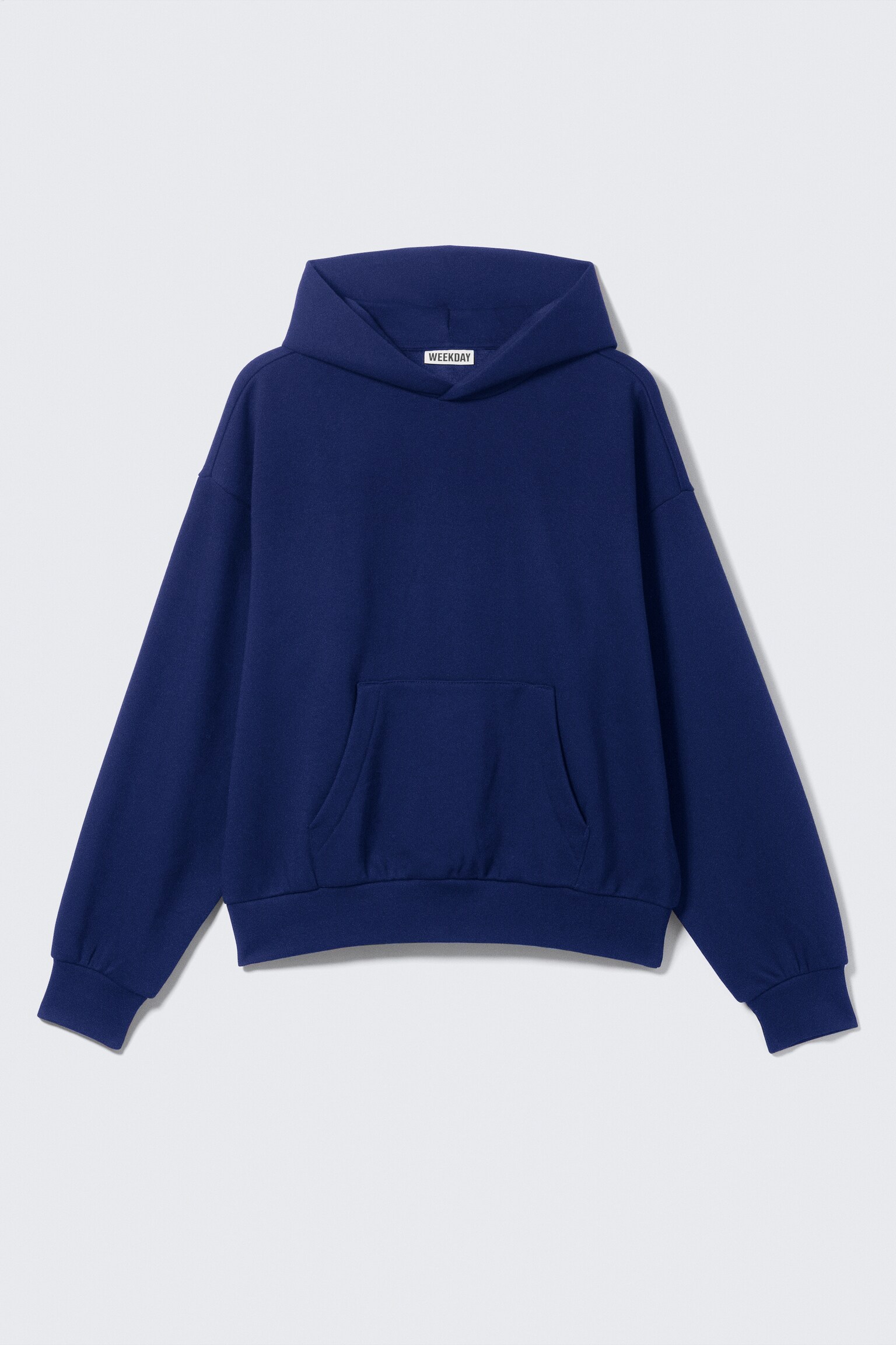 Loose Fit Hoodie - Dark Blue/Black/Grey Melange - 2
