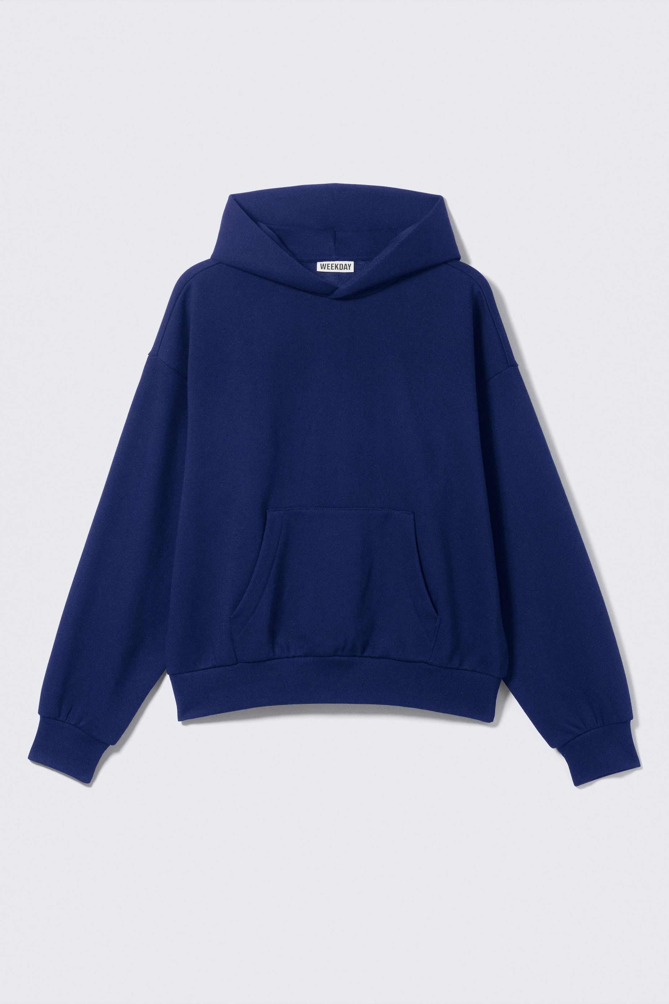 Bleu foncé - Sweat à capuche ample - 3