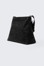 Svart - Axelremsväska med dragkedja - 1