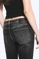 Paloma Black - Svart - Tension bootcut jeans med mellomhøy midje og smal passform - 4