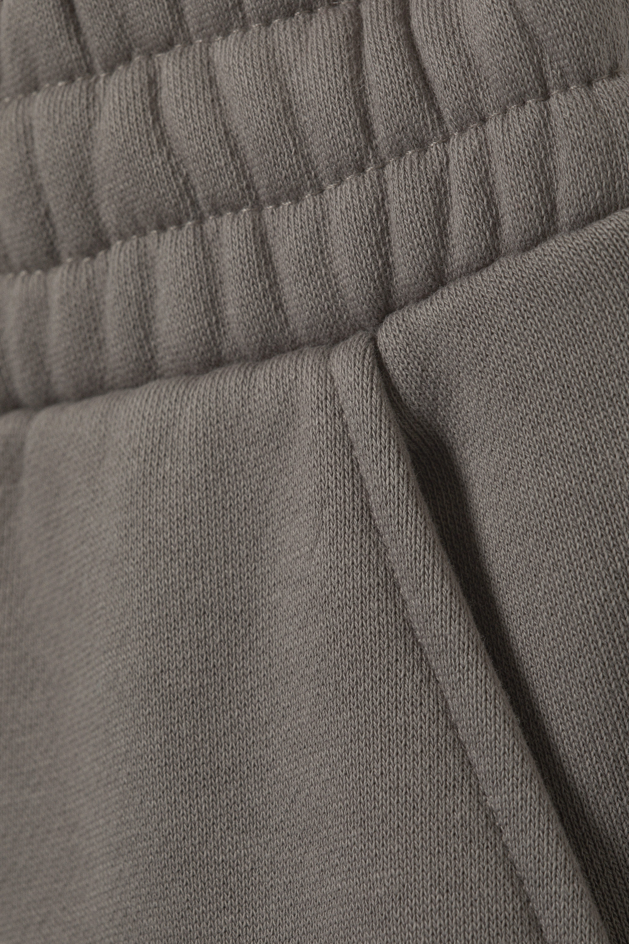 Grau - Lange, schwere Sweatpants in lockerer Passform - 2
