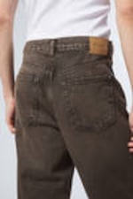 Bruin met wassing - Galaxy Loose Straight Leg Jeans - 10