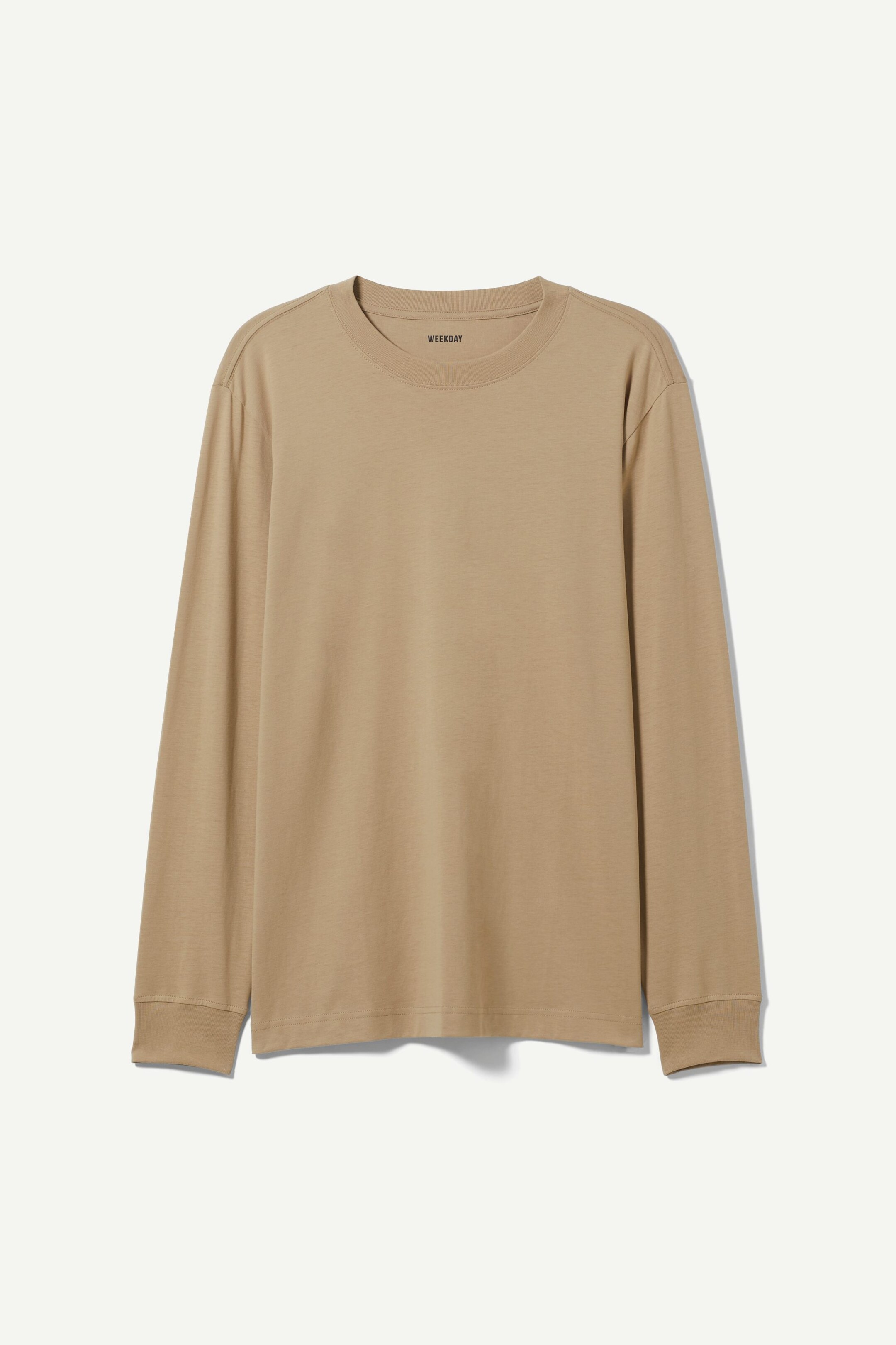 Beige - Relaxed Midweight Long Sleeve - 0