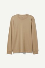 Beige - Relaxed Midweight Long Sleeve - 0