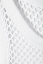 White - Mesh Tank Top - 1