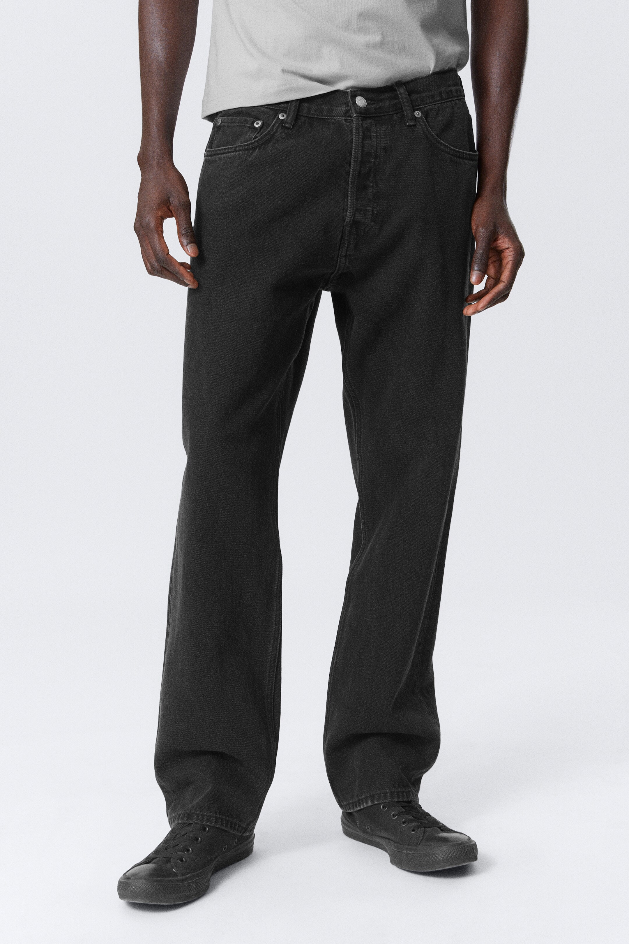 Agrandir l'image: Jean droit décontracté Space - Tuned Black – Noir - HOMME | H&M FR 2