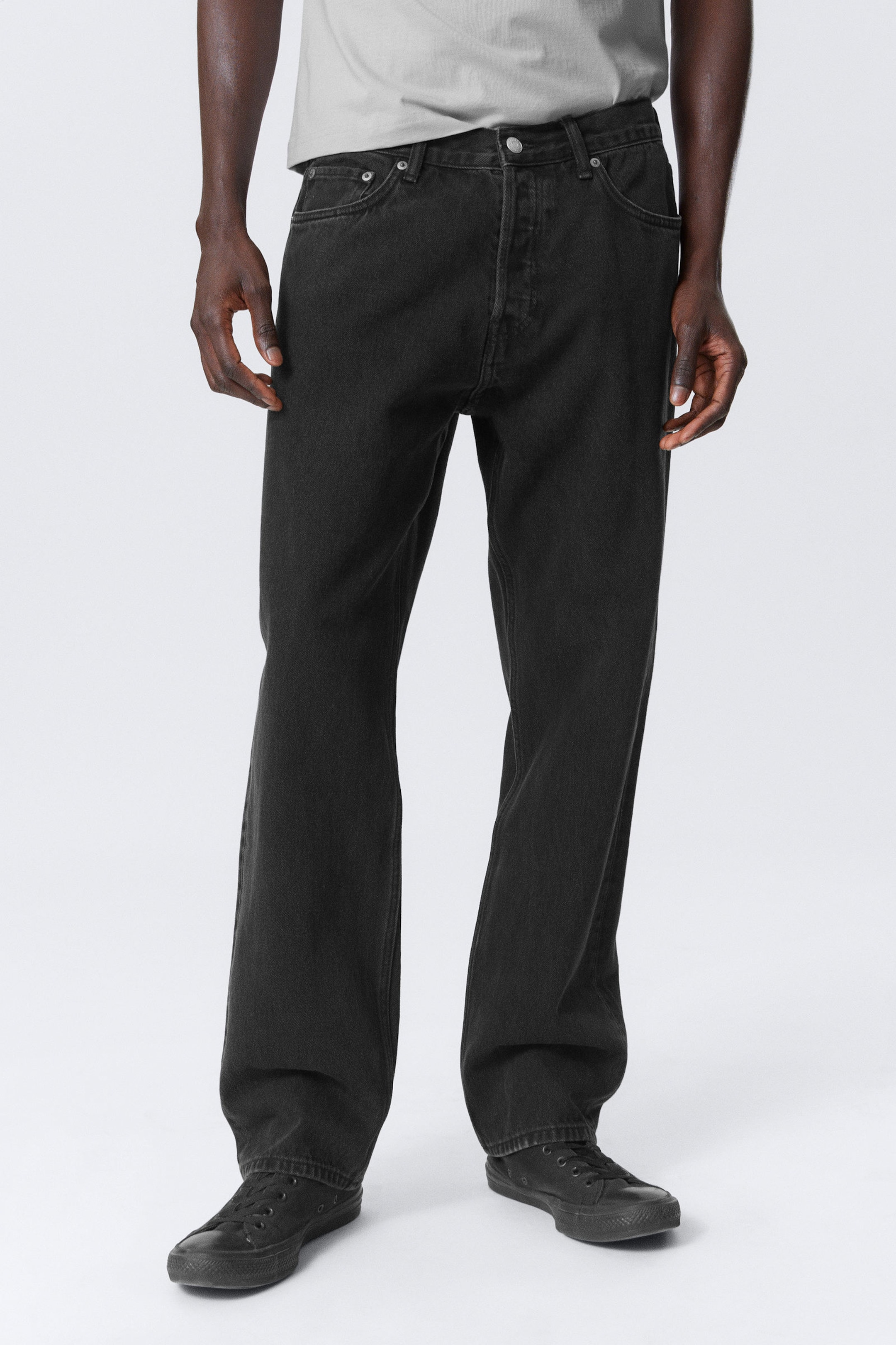#272628 - Space Relaxed Straight Leg Jeans - 2