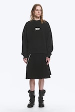 Off-black - Yungblud Printed Oversized Sweatshirt - 0