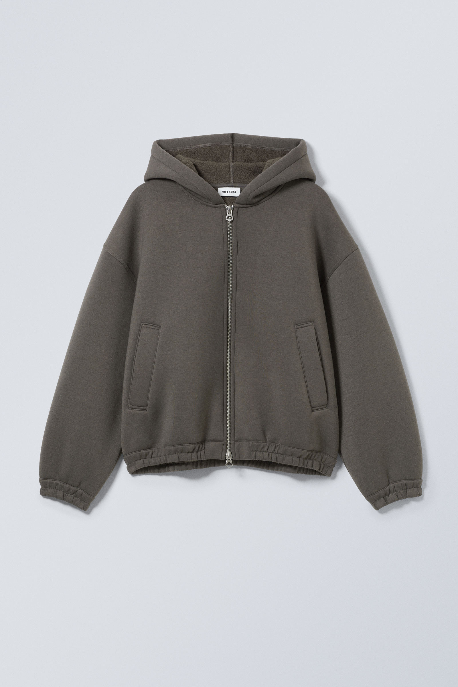 simon scuba zip jacket - Dark Mole | Weekday WW