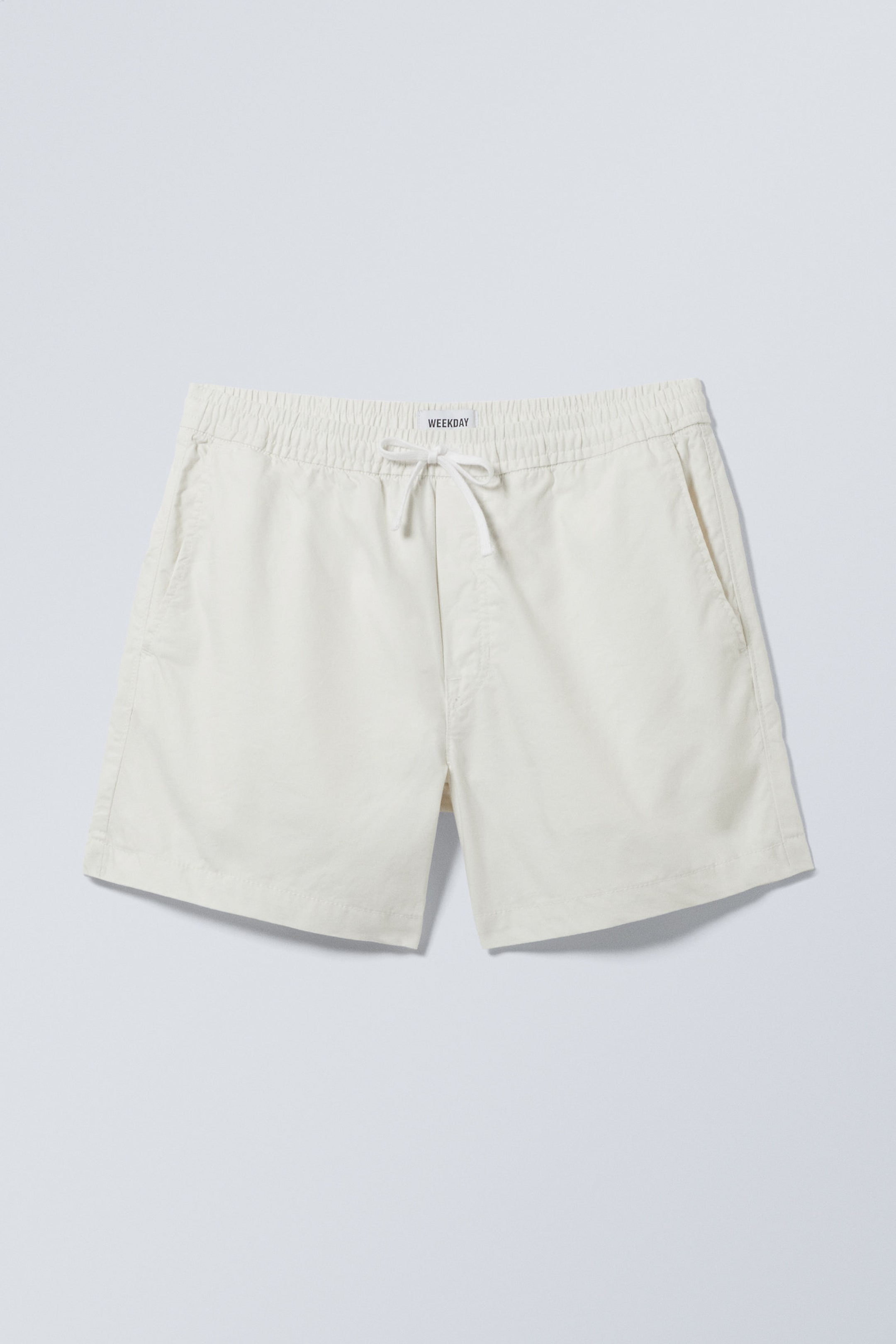 Dusty White - Regular Oxford Shorts - 4