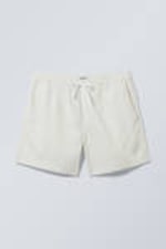 Dusty White - Regular Oxford Shorts - 4