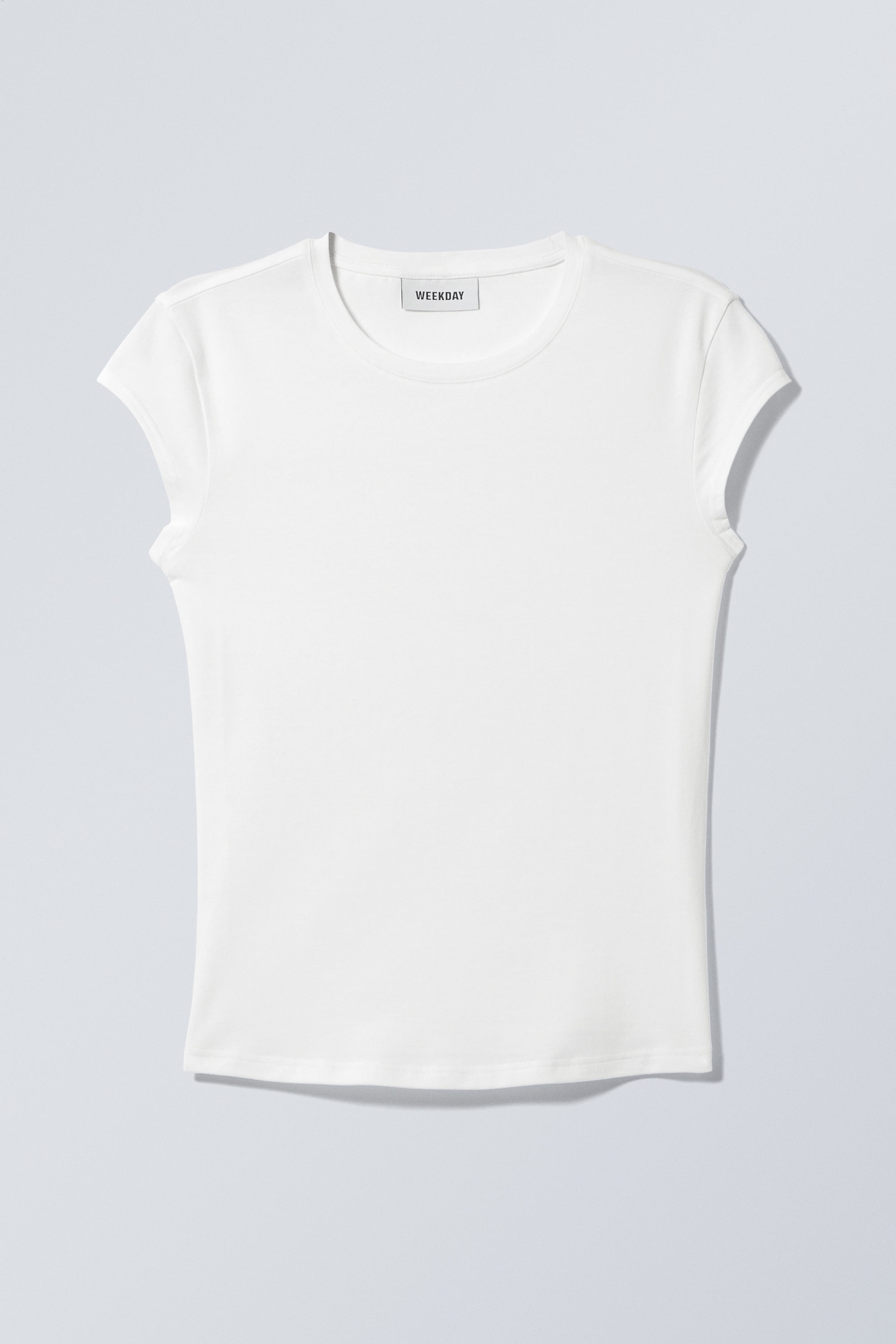White - Slim Fitted Top - 0