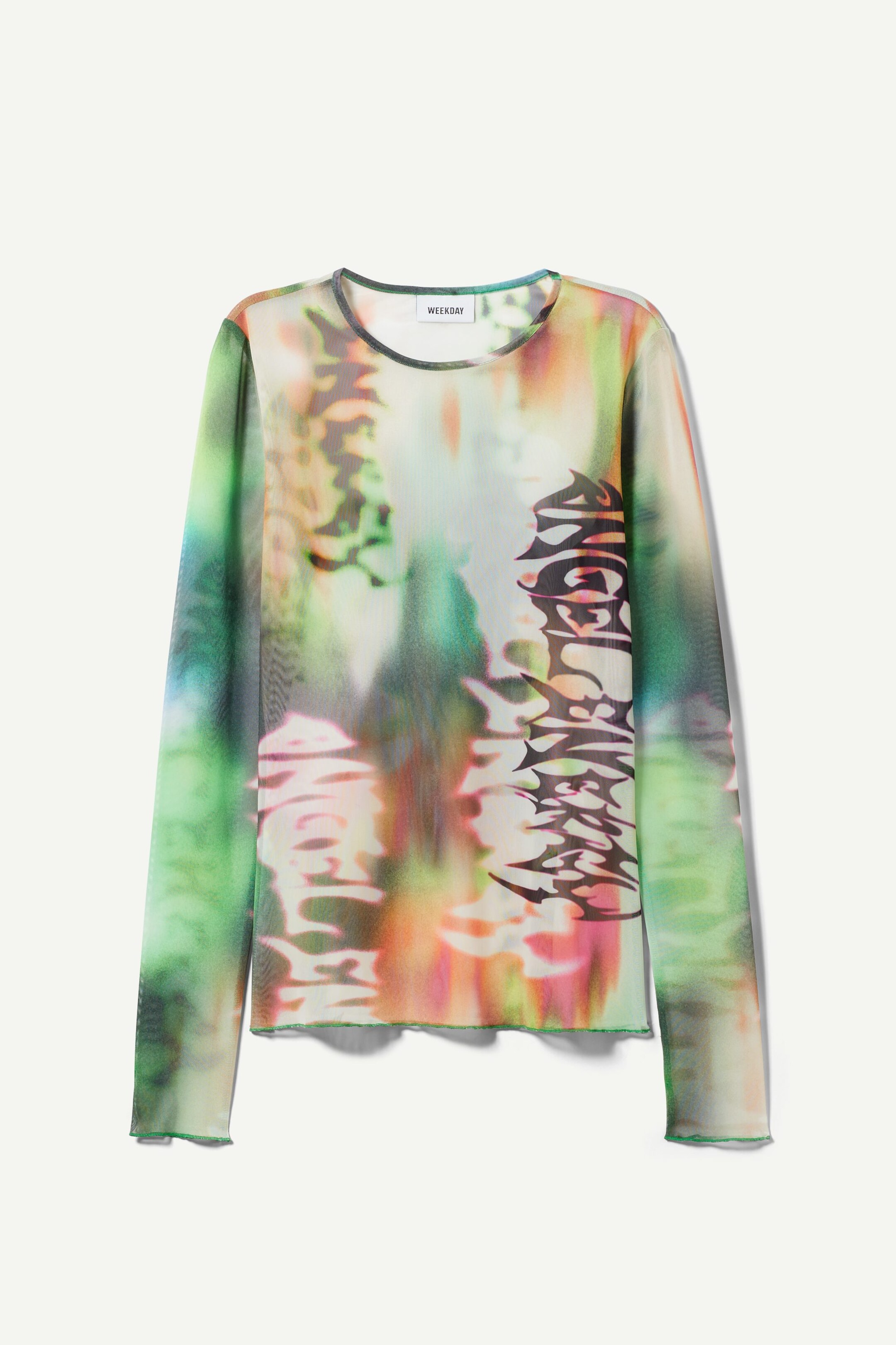 Verschwommen Angel Energy - Langarmshirt Blur mit Print - 0