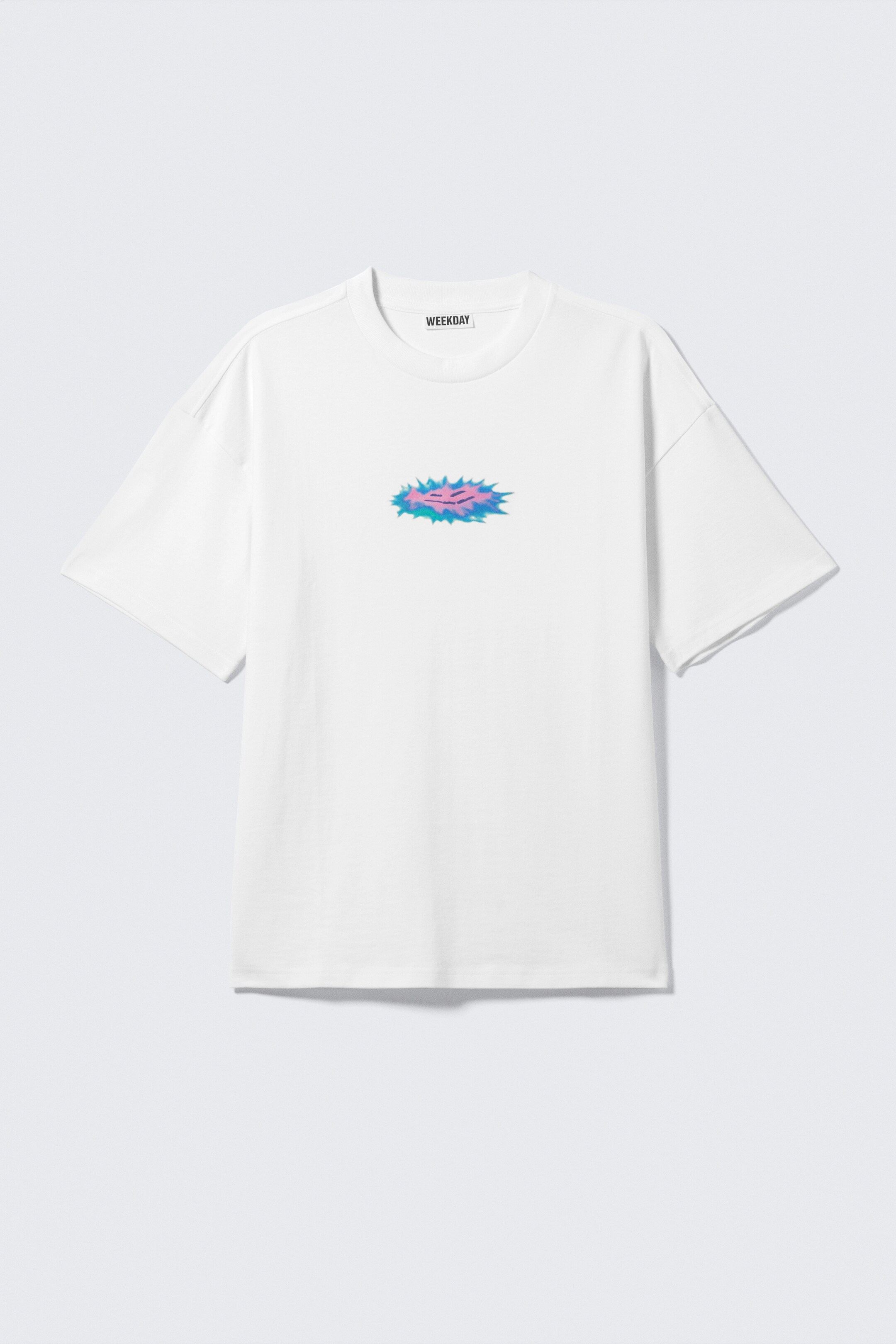 Zobrazit větší obrázek: Great Boxy Printed Graphic Tee - Bílá - Zappy Blobb - MUŽI | H&M CZ 4